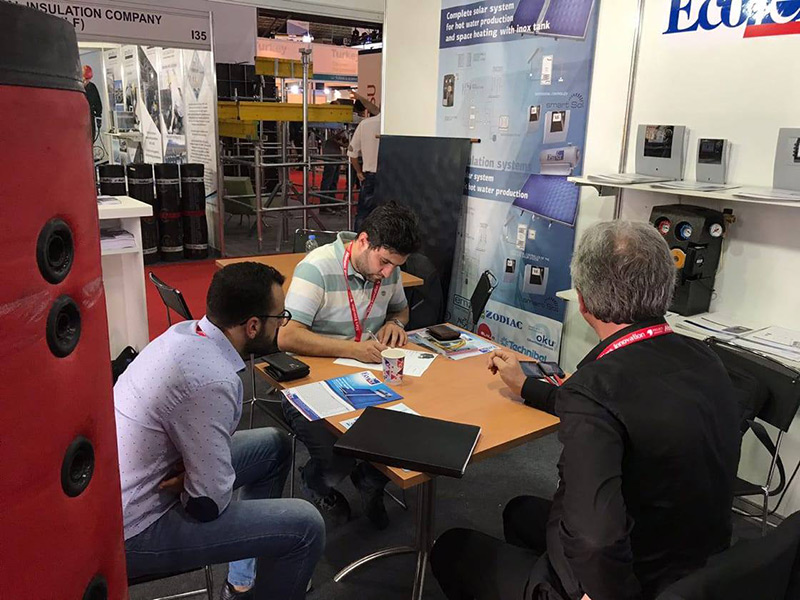 From the presentation of our automation for heating/air conditioning/solar systems to technicians and installers at the International fair Project Lebanon 