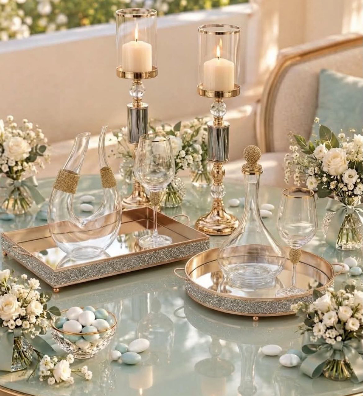 Σετ δίσκων γάμου BOUCHLARIOTI BRIDAL