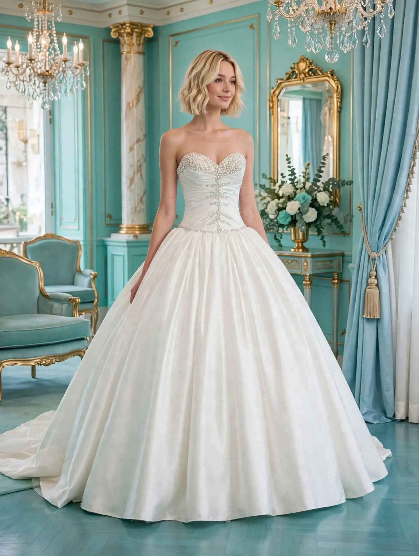 Νυφικό ΑΚΡΙΒΗ - Bouchlarioti Bridal