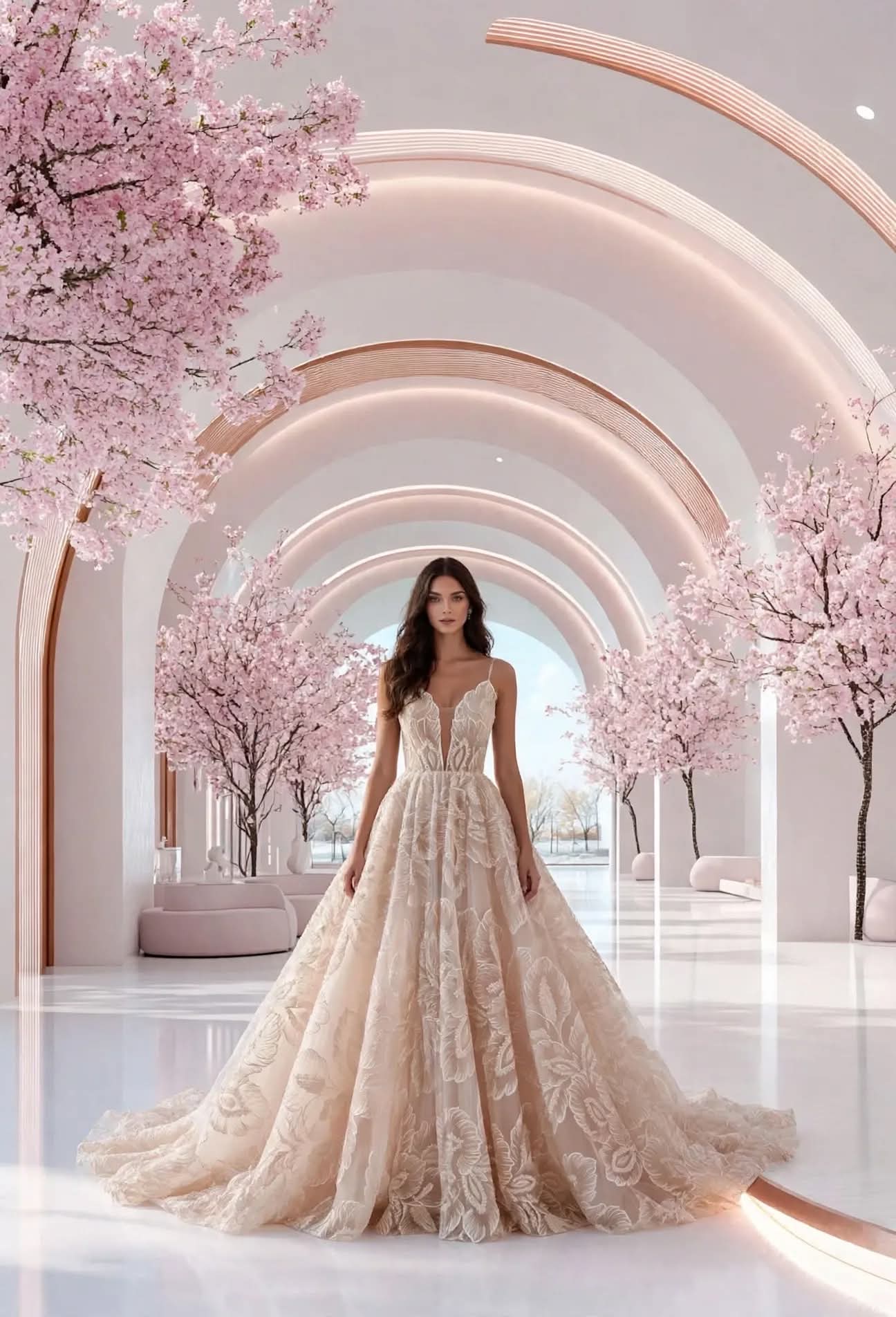 Νυφικό ΑΛΜΕΪΝΤΑ - Bouchlarioti Bridal
