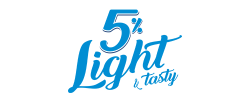 5% LIGHT & TASTY