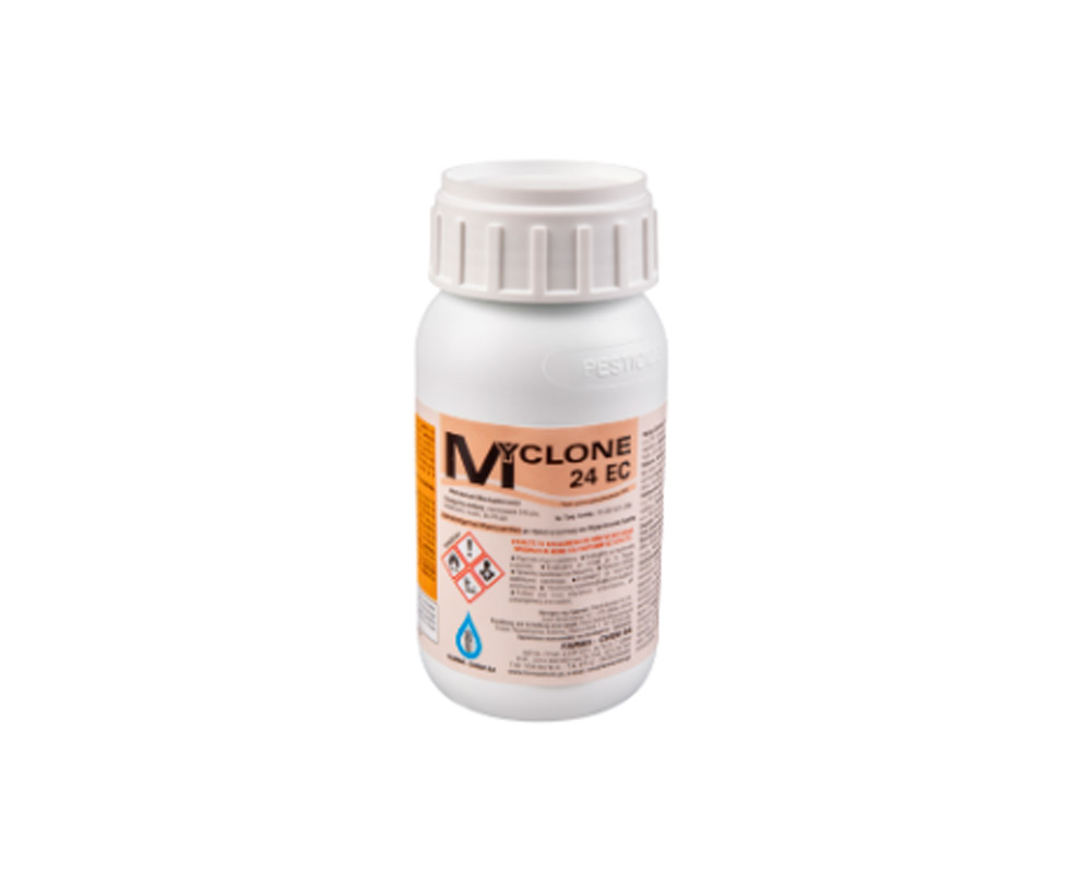 Myclobutanil 24 % β/ο + Βοηθητικές ουσίες 80.4 % β/β.  Γαλακτωματοποιήσιμο υγρό (EC).