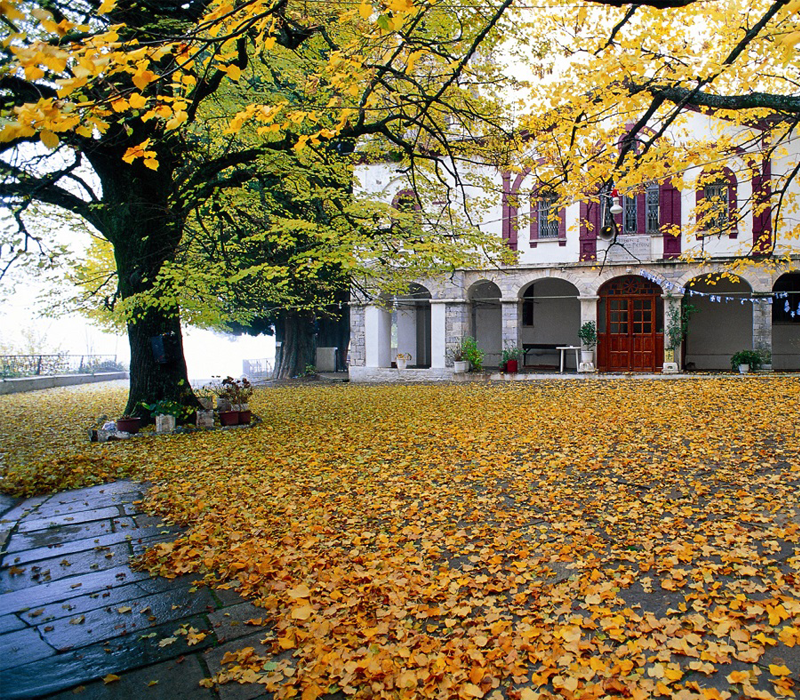 Παραδοσιακό χωριό μέσα στο πράσινο, με θέα στο Αιγαίο και ατμόσφαιρα γαλήνης