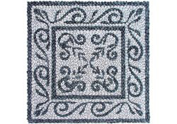 Square Motif Pebbled Mosaic