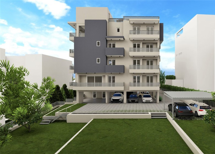 Luxury apartments under construction in Melissia